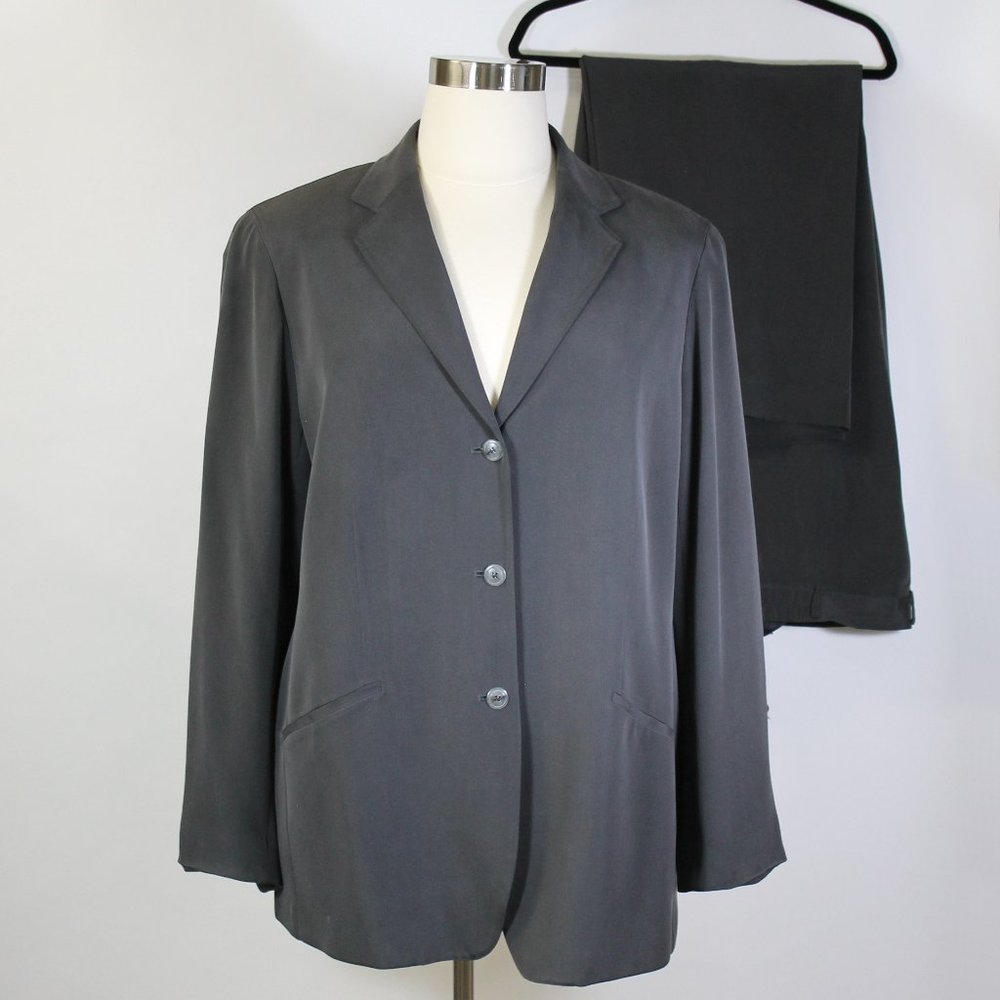 Jones New York Grey SILK Suit